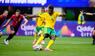 Teboho Mokoena trifft gegen Tschechien zum 1:1-Ausgleich.
