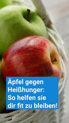 Superfrucht im Herbst: Mit Äpfeln gegen Heißhunger