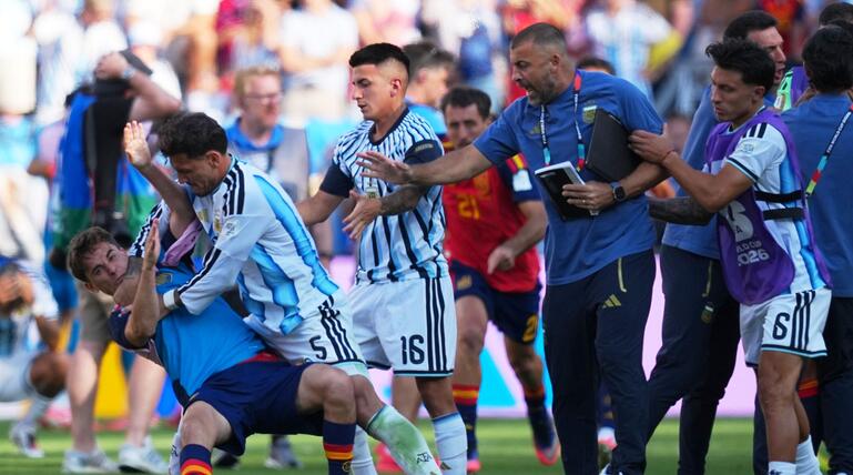 Vorfälle nach dem WM-Finale Spanien-Argentinien
