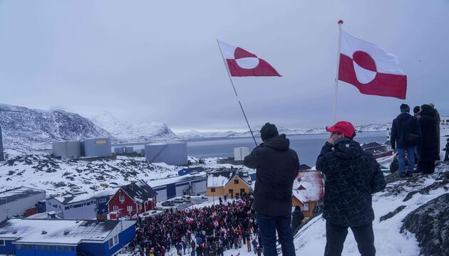 Grönland-Konflikt - Proteste in Grönland