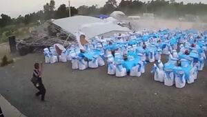 Einweihung fast geplatzt: Sturm reißt Konzertbühne kurz vor Partystart um