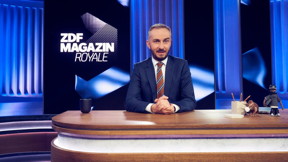 Jan Böhmermann im Studio seiner Sendung "ZDF Magazin Royale".