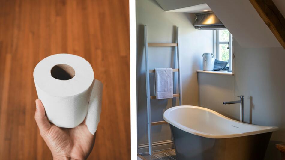 Toilettenpapier und Badewanne: Was du aus dem Badezimmer werfen solltest