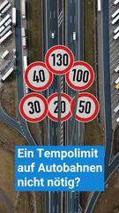 Tempolimit auf Autobahnen gar nicht nötig?