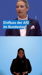 Einfluss der AfD im Bundestag