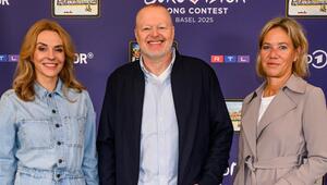 Inga Leschek von RTL, Stefan Raab sowie ARD-Programmdirektorin Christine Strobl (v.l.n.r.) auf ...