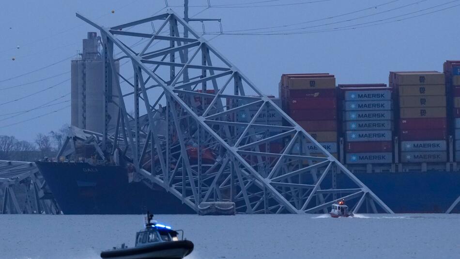 Brücke in Baltimore nach Schiffskollision eingestürzt