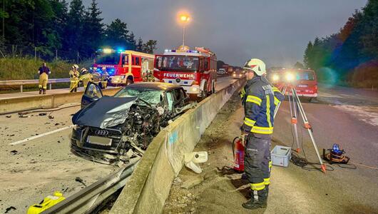 Zu dem Unfall kam es im Baustellenbereich