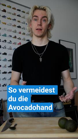 So vermeidest du eine Avocadohand