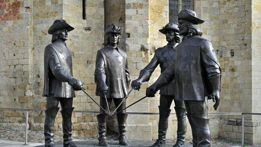 Die Geschiche von D'Artagnan und den drei Musketieren ist weltbekannt.