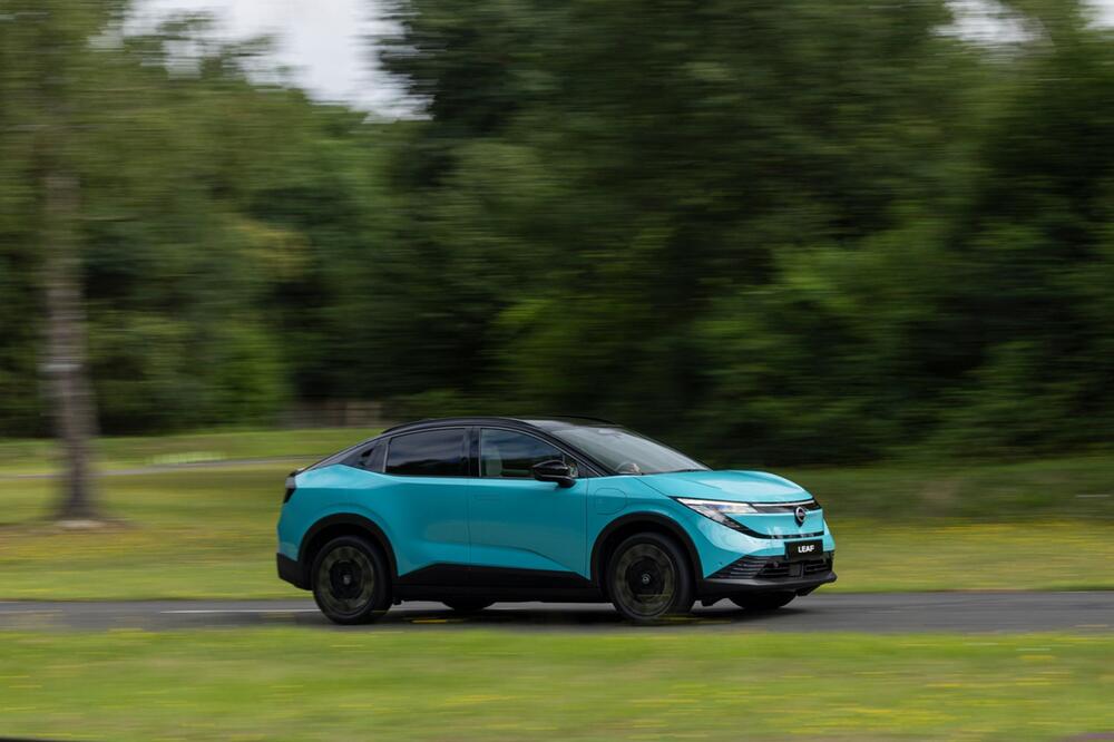 Fahrszene Nissan Leaf