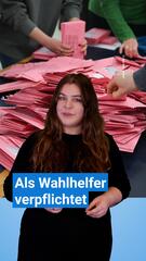 Als Wahlhelfer verpflichtet werden