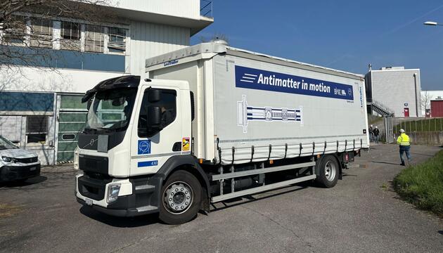 Testfahrt von Antimaterie-Teilchen bei Cern