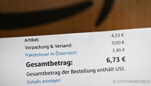 Die neue Steuer wird pro Bestellung oder pro Paket fällig