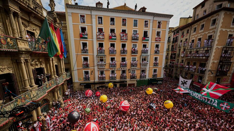 "Sanfermines"-Fest in Spanien