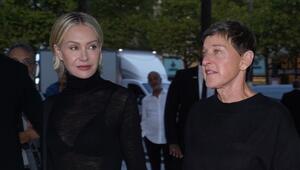 Als Ellen DeGeneres (r.) mit Ehefrau Portia de Rossi im September durch Paris lief, trug sie ...
