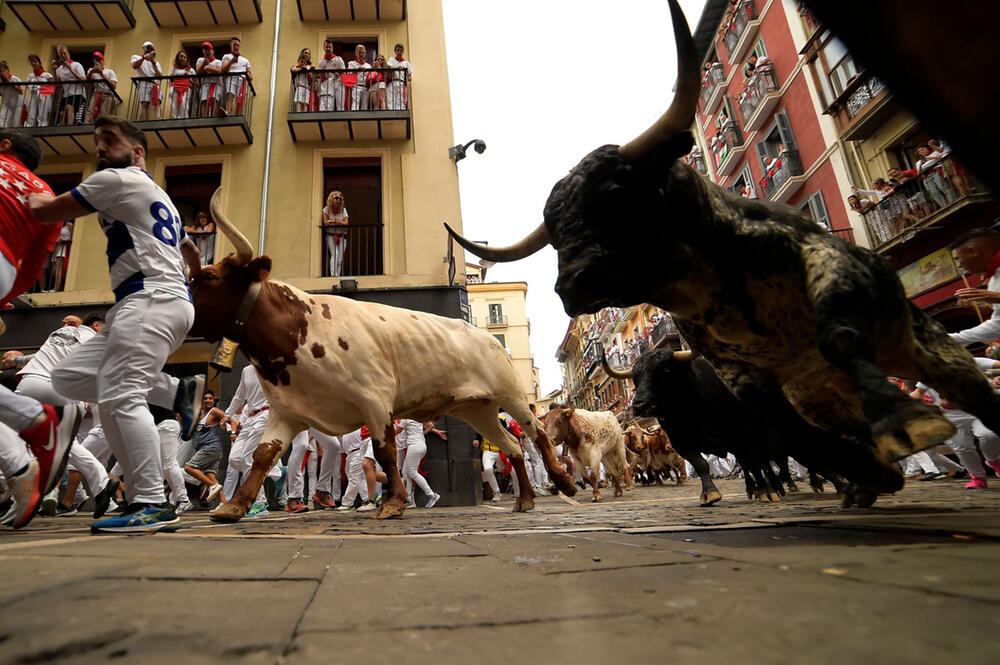 "Sanfermines"-Fest in Pamplona