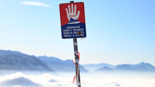 Der tödliche Lawinenunfall passierte bei Gefahrenstufe zwei