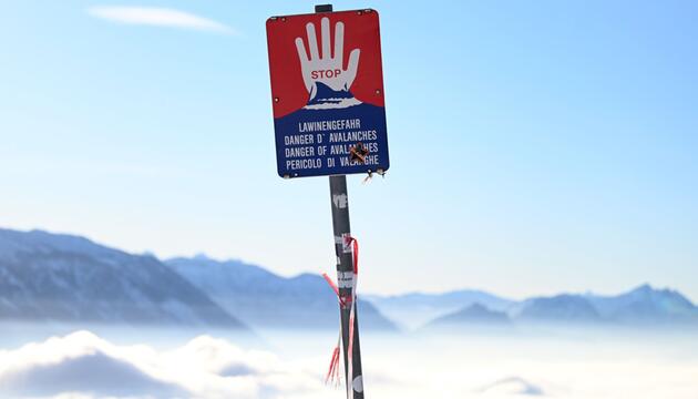 Der tödliche Lawinenunfall passierte bei Gefahrenstufe zwei