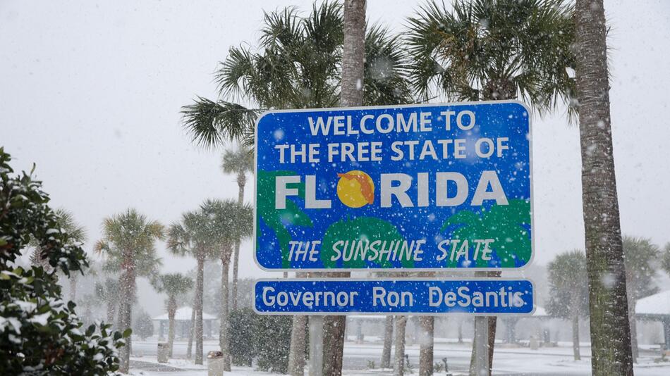 Schnee in Florida - Kältetote in Texas