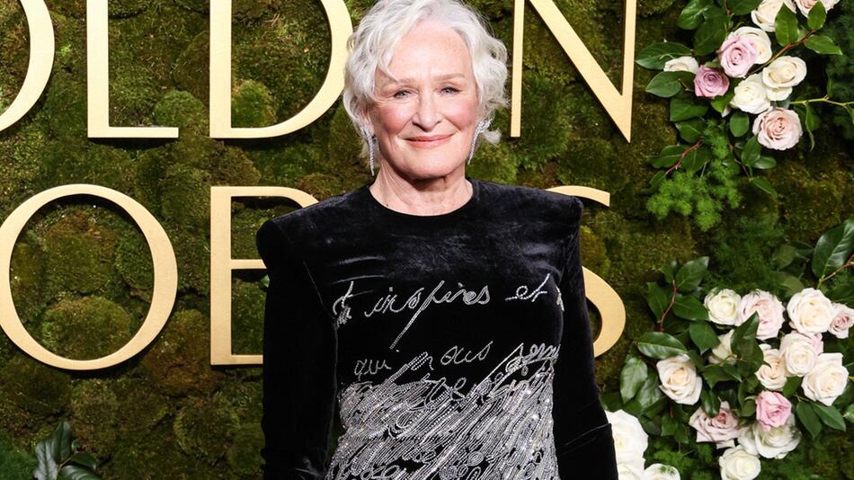 Glenn Close bei den 82. Golden Globe Awards vom vergangenen Wochenende.