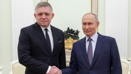 Robert Fico und Wladimir Putin