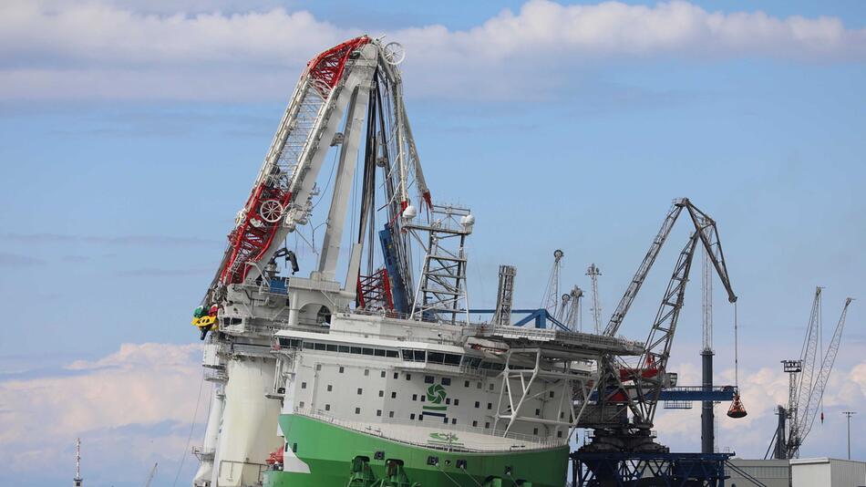 Unfall im Überseehafen Rostock