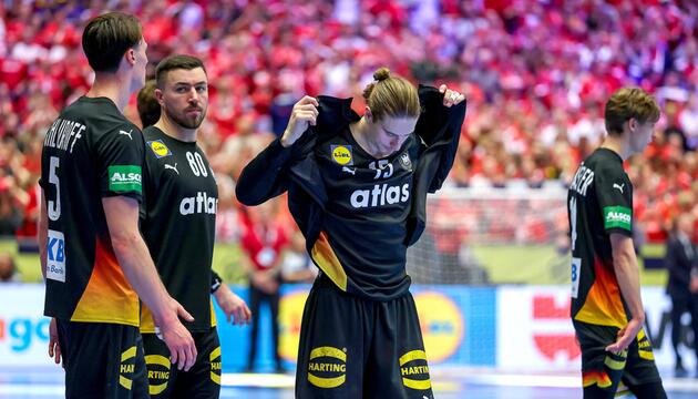 Spielmacher Juri Knorr (M.) erwischte abermals keinen guten Tag.