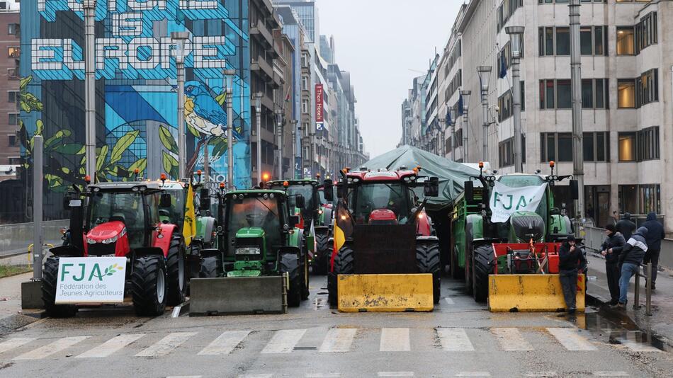 Treffen der EU-Landwirtschaftsminister - Proteste