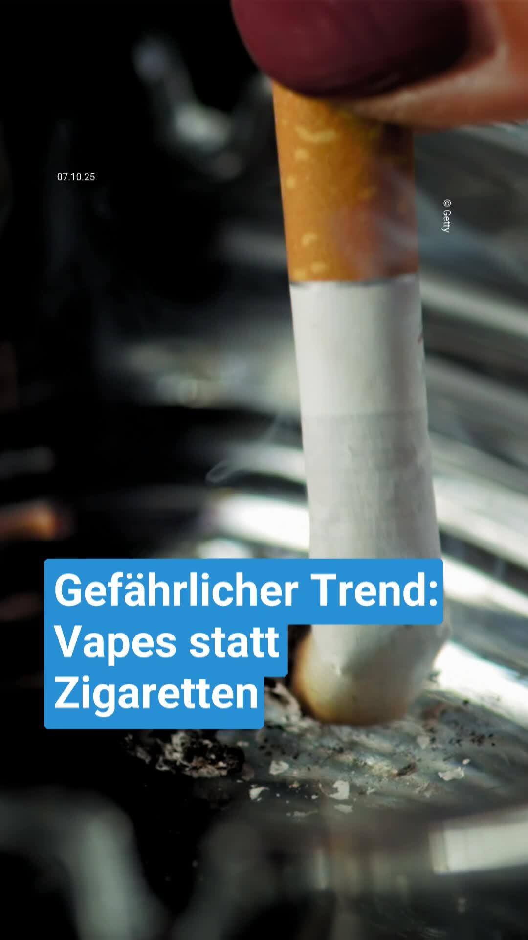 WHO meldet: Zahl der Raucher sinkt - aber Vapen als Gefahr