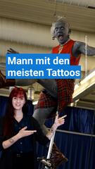 Der Mann mit den meisten Tattoos der Welt