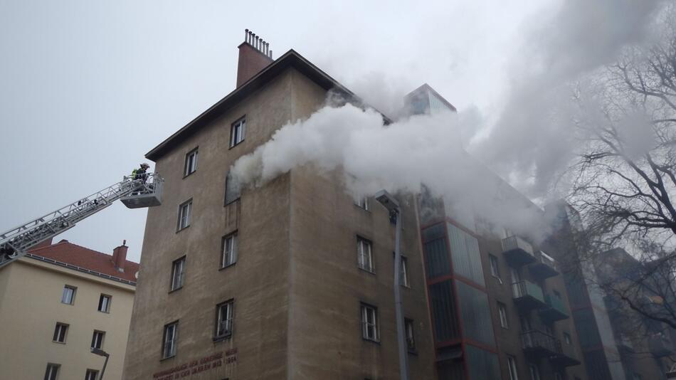 Brand in Wien-Leopoldstadt