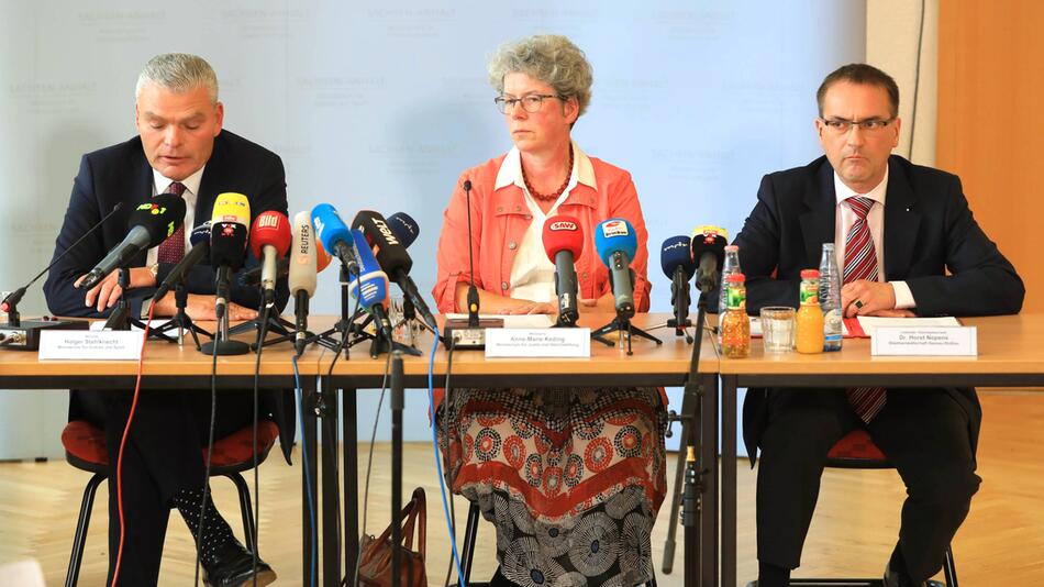 Pressekonferenz zu den Ereignissen in Köthen