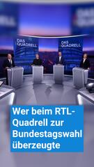 Wer beim RTL-Quadrell zur Bundestagswahl überzeugte