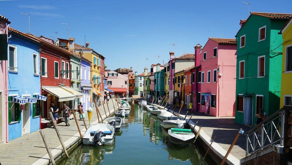 Kanal in Burano