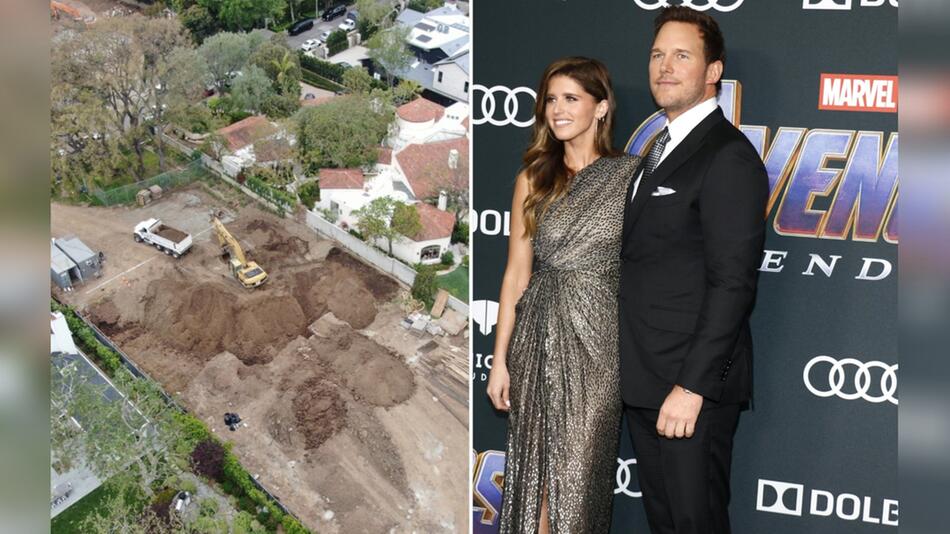 Chris Pratt und Katherine Schwarzenegger ließen auf ihrem neuen Grundstück ein bedeutendes ...