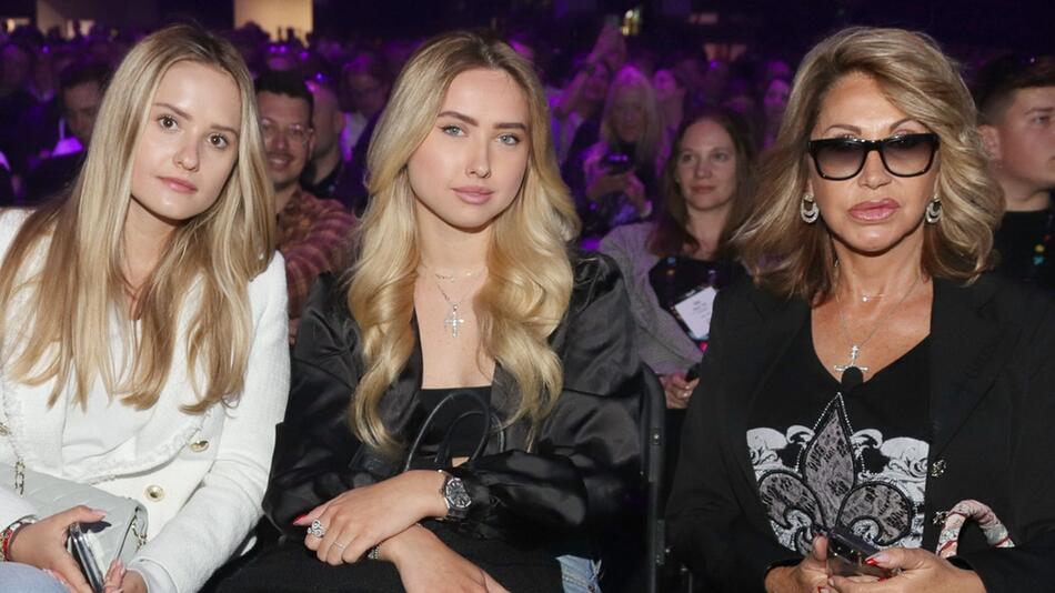 Davina, Shania und Carmen Geiss (v.l.) bei einer Veranstaltung.