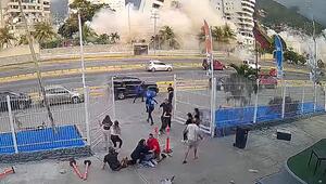 Schrecken auf Video: Erdbeben vom 24. Juni bringt Hochhaus in La Guaira zum Einsturz