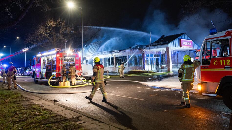 Silvester - Großbrand in Berlin