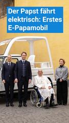 Der Papst steigt um: Erstes E-Papamobil von Mercedes-Benz