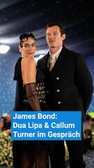 James Bond: Dua Lipa und Callum Turner im Gespräch
