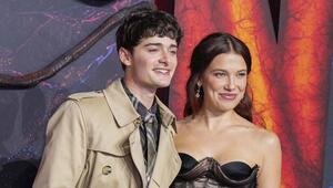 Millie Bobby Brown und Noah Schnapp bei der britischen Premiere der letzten "Stranger Things" ...