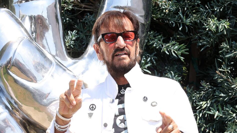 Setzt sich auch im hohen Alter noch gerne an sein Drumset: Ringo Starr