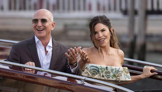 Jeff Bezos und Lauren Sanchez
