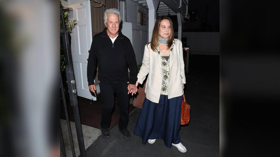 Dustin und Lisa Hoffman in Santa Monica.