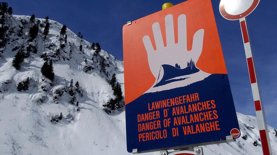 In Vorarlberg herrschte am Montag große Lawinengefahr.