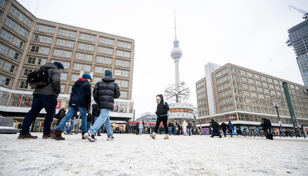 Winterwetter in Berlin