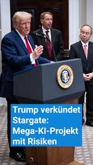 Trump verkündet Mega-KI-Projekt