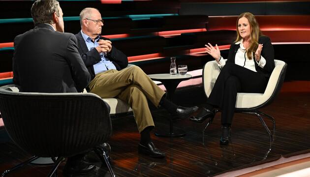 Markus Lanz, Peer Steinbrück, Janine Wissler