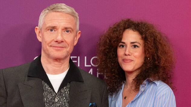 Rachel Benaissa und Martin Freeman: Am Mittwoch traten sie schon als Ehepaar auf.